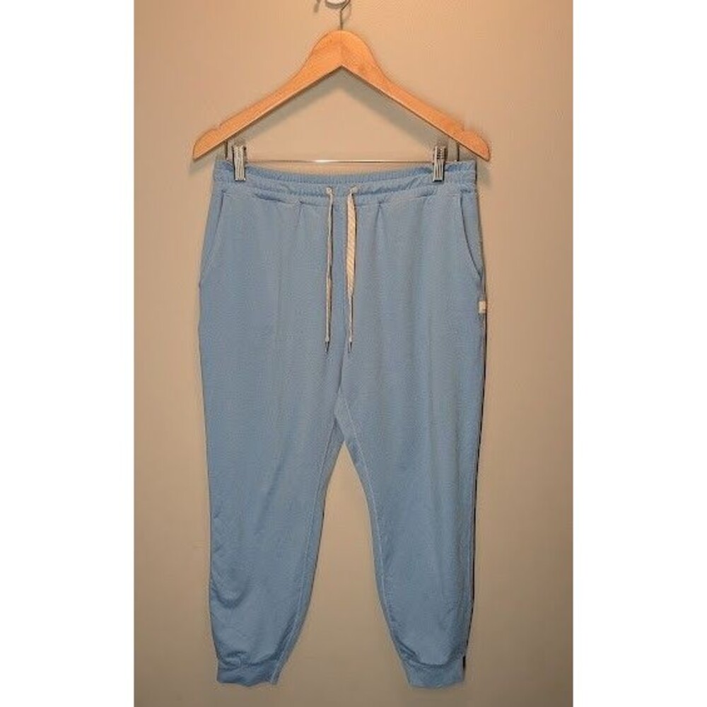 Vuori Sz M Performance Jogger Dreamknit Light Blue Heather VW303 $94 EUC